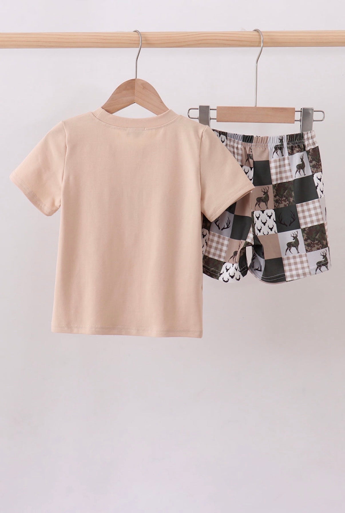 Antler Patchwork Embroidered Set