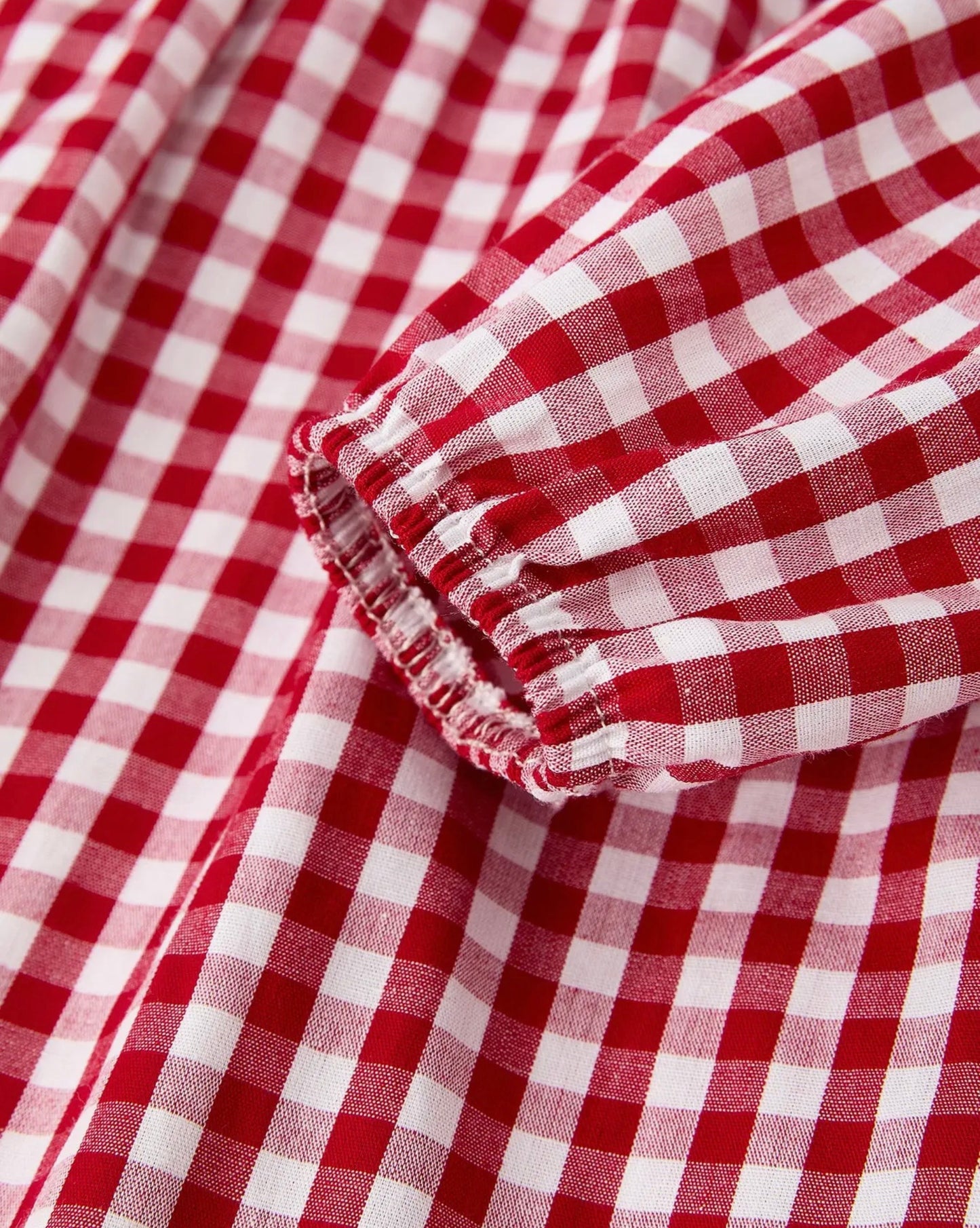 Red Gingham Christmas Tree Dress