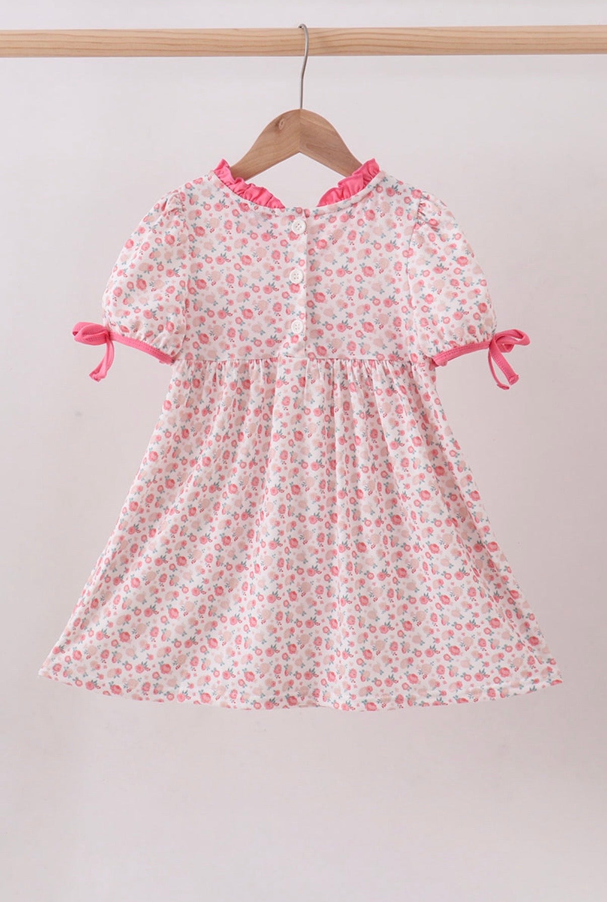 Jesus Loves Me Embroidered Dress