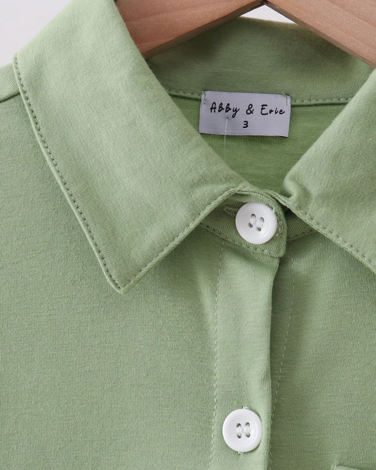 Sage Pumpkin Embroidered Button Up