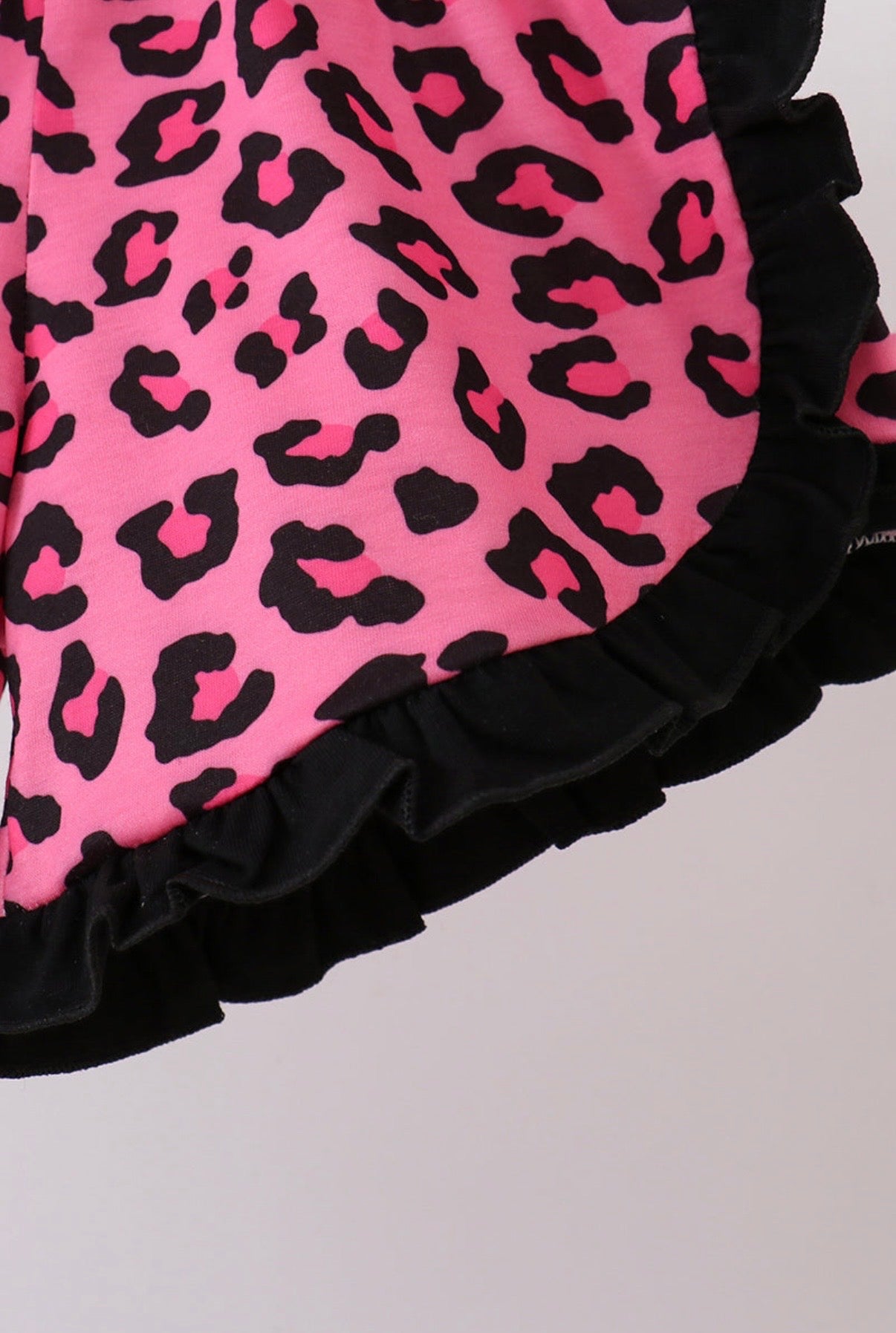Let’s Go Girls! Leopard Shorts Set