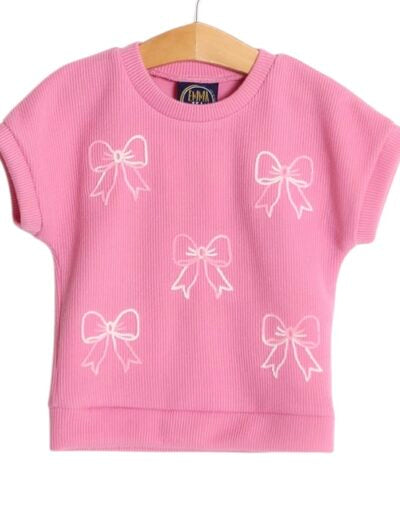 Pink Bow Sweater
