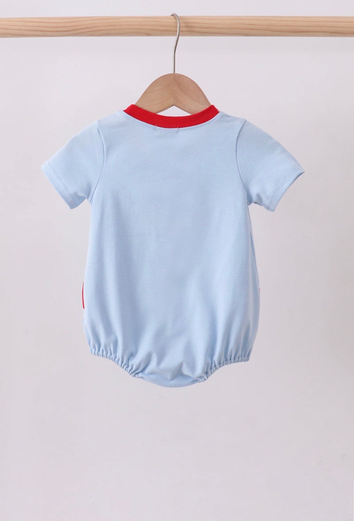 Firecracker Embroidered Boy’s Bubble