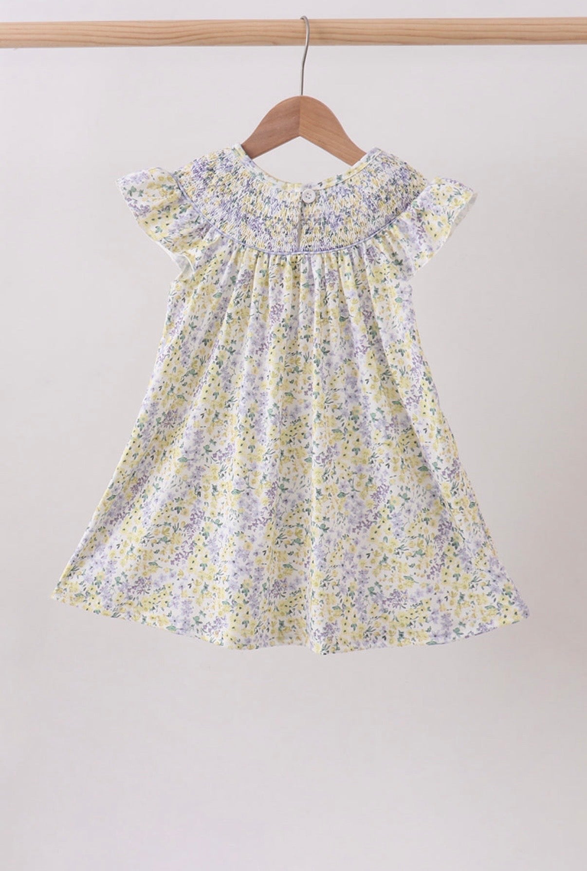 Good as Gold Smocked Dress