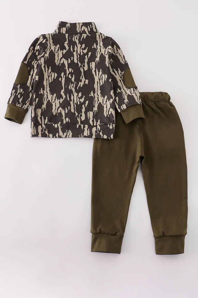 Bottomland Camo Sweatshirt Set