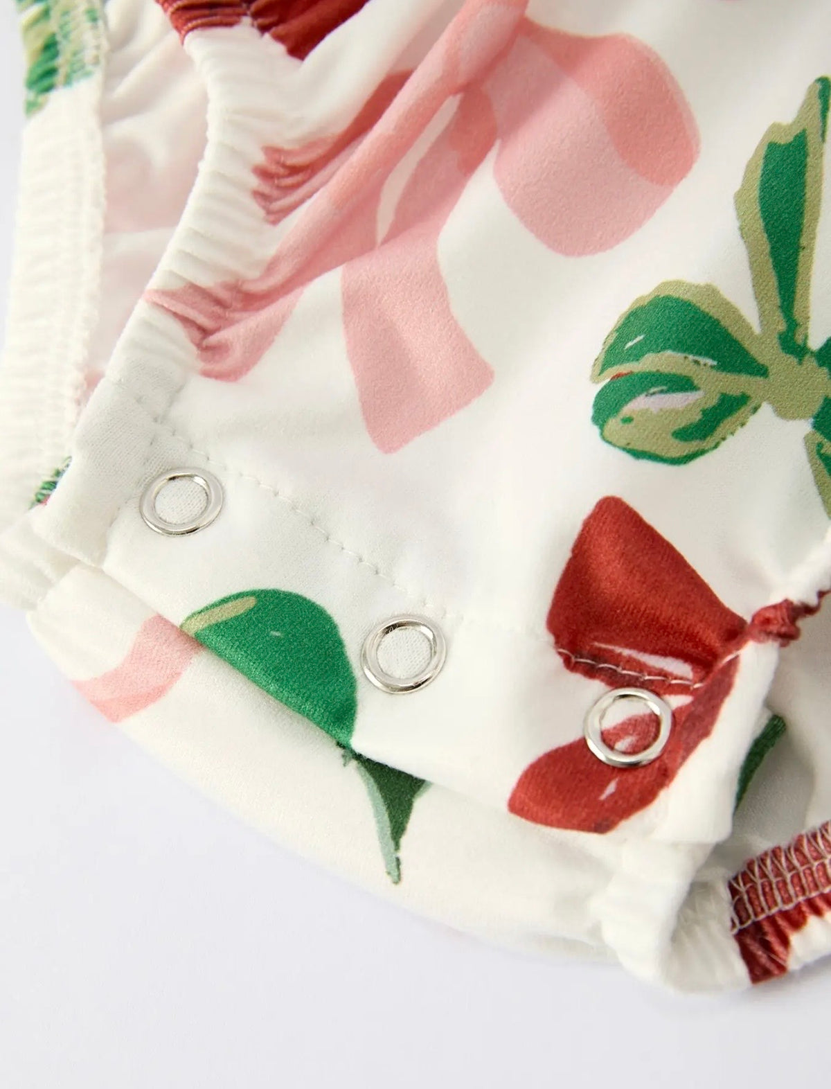 Christmas Bow Long Sleeve Bubble
