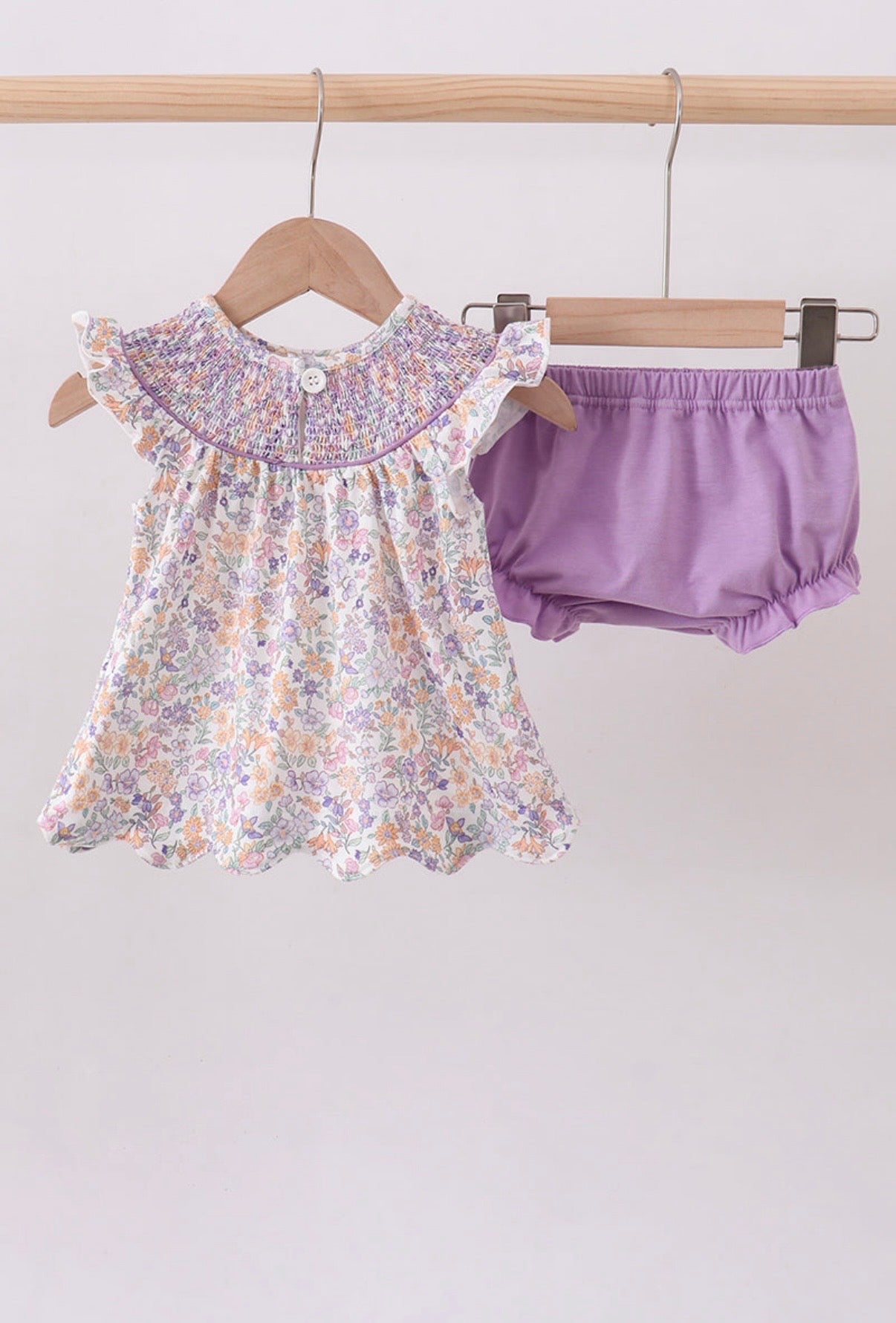 Violet Garden Bloomer Set