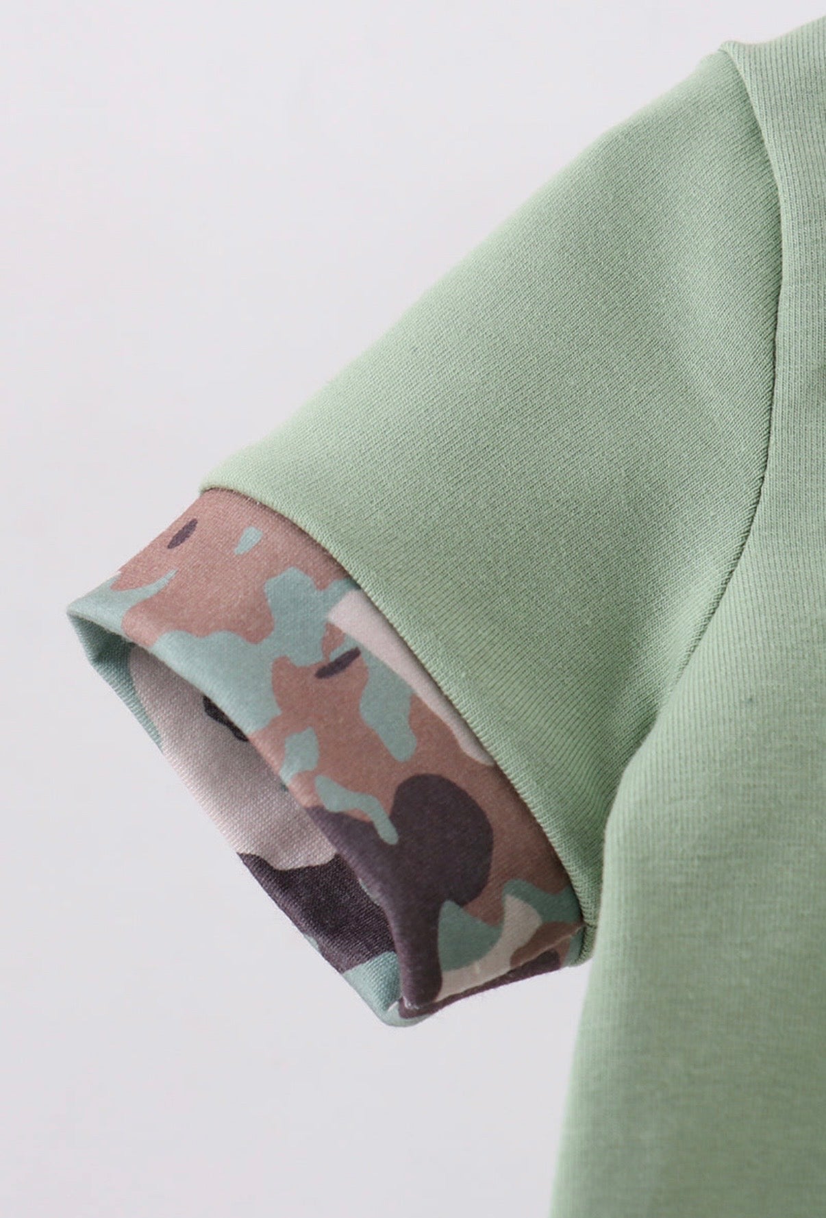 Camo Cross Applique Romper