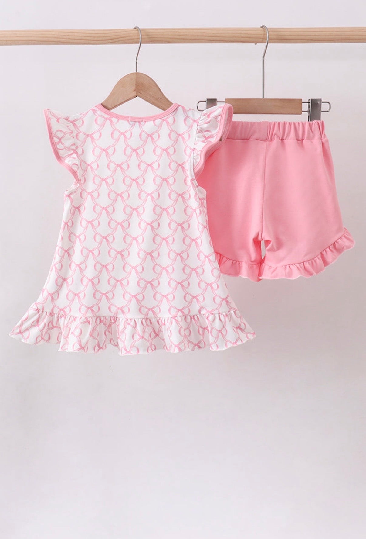 Pretty in Pink Shorts Set
