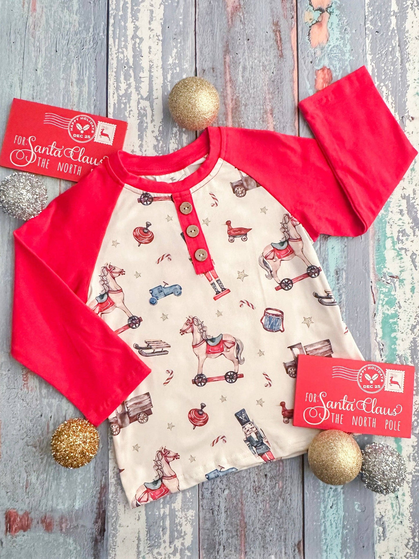 Vintage Christmas Long Sleeve Tee