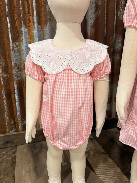 Pink Gingham Bubble