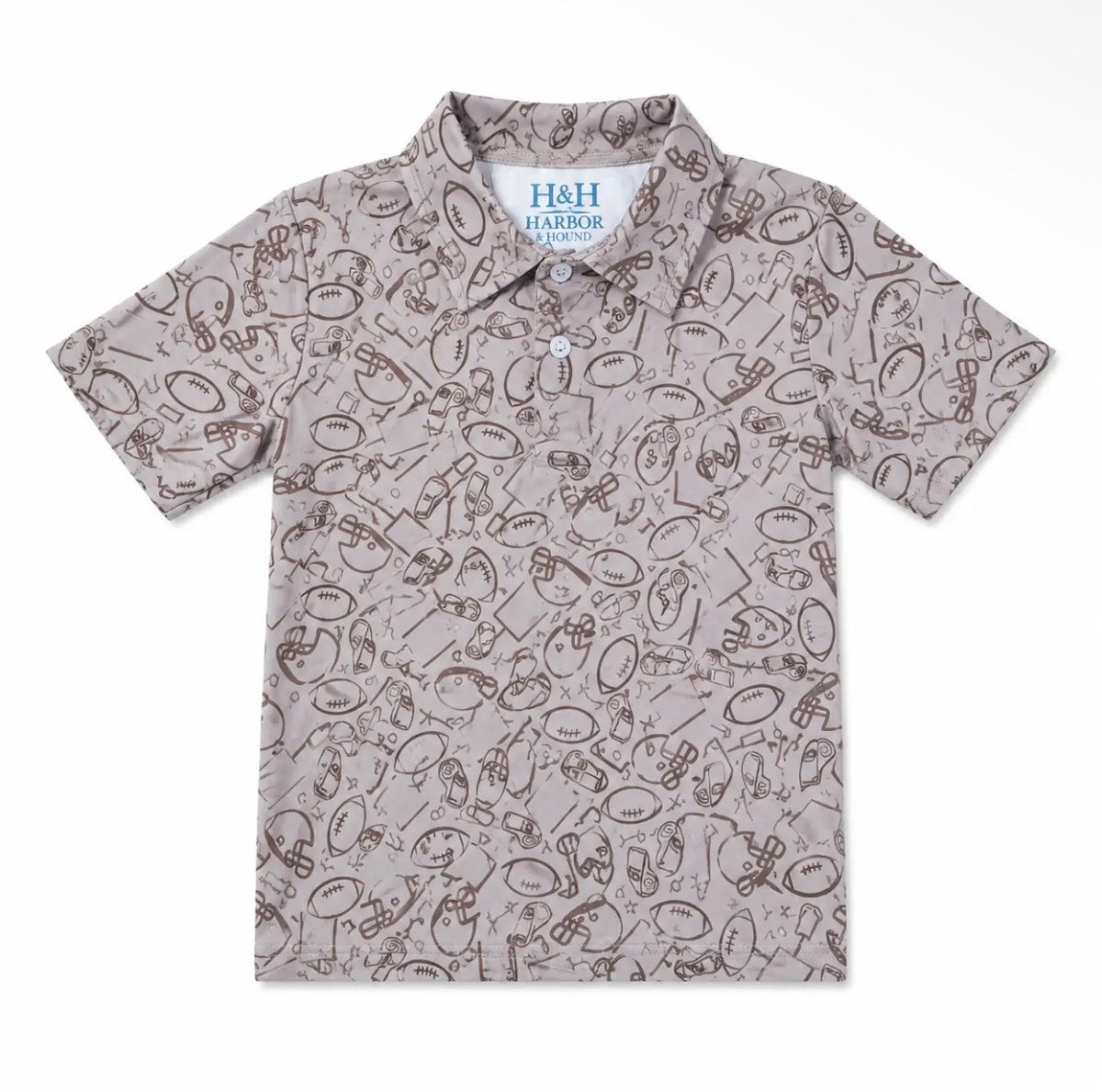 Football Short Sleeve Polo