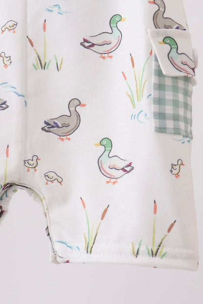 Duck Duck Boys Romper