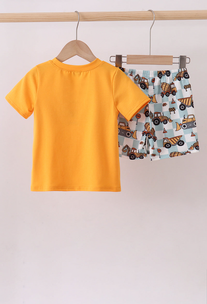 Construction Crew Embroidered Set