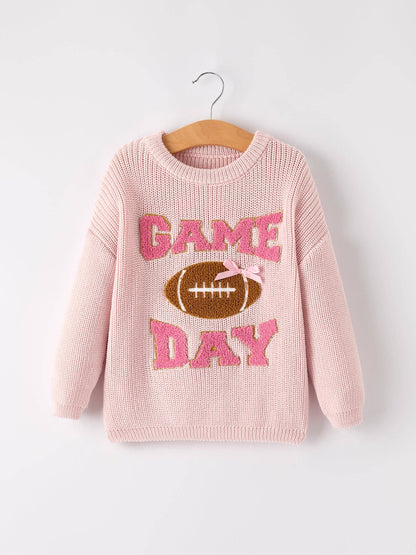 Football Light Pink Sweater