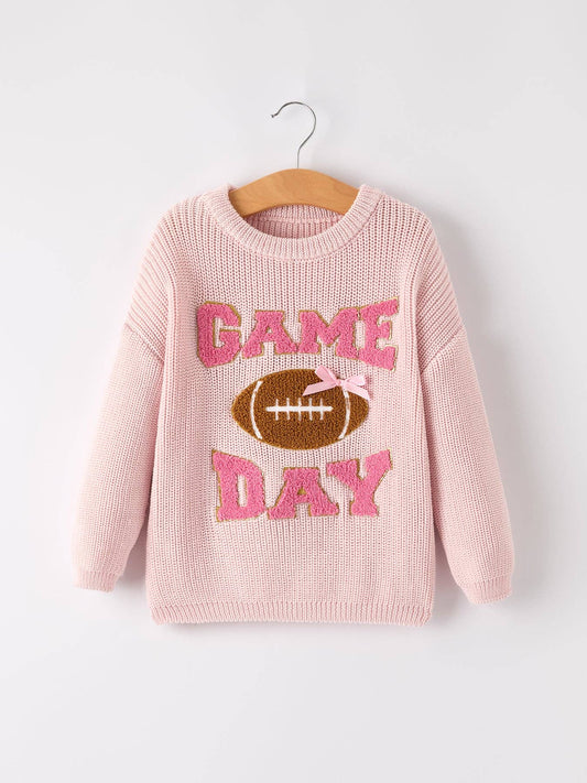 Football Light Pink Sweater