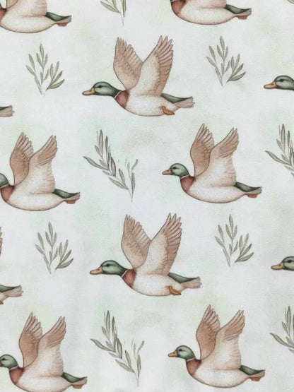 Cozy Mallard Short Sleeve Romper