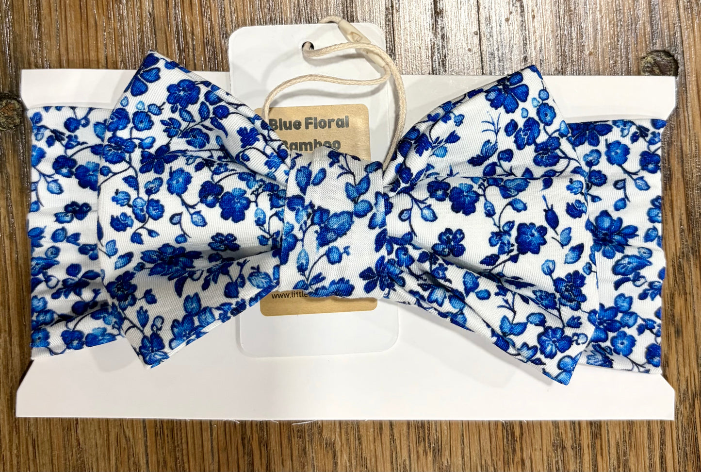 Blue Floral Bamboo Pajamas