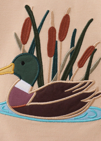 Duck Appliqué Long Sleeve Shirt