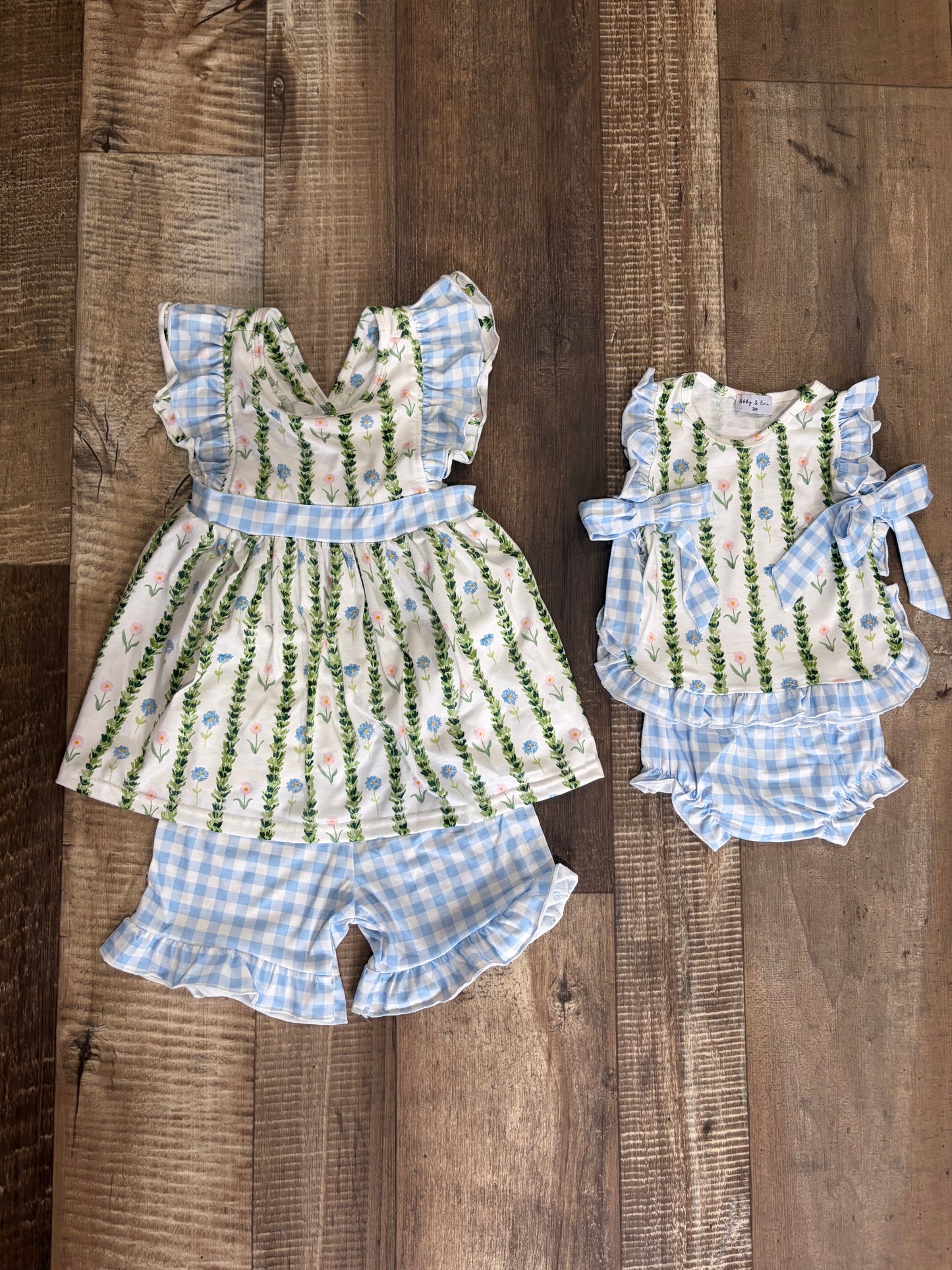 Garden Giggles Ruffle Bloomer Set