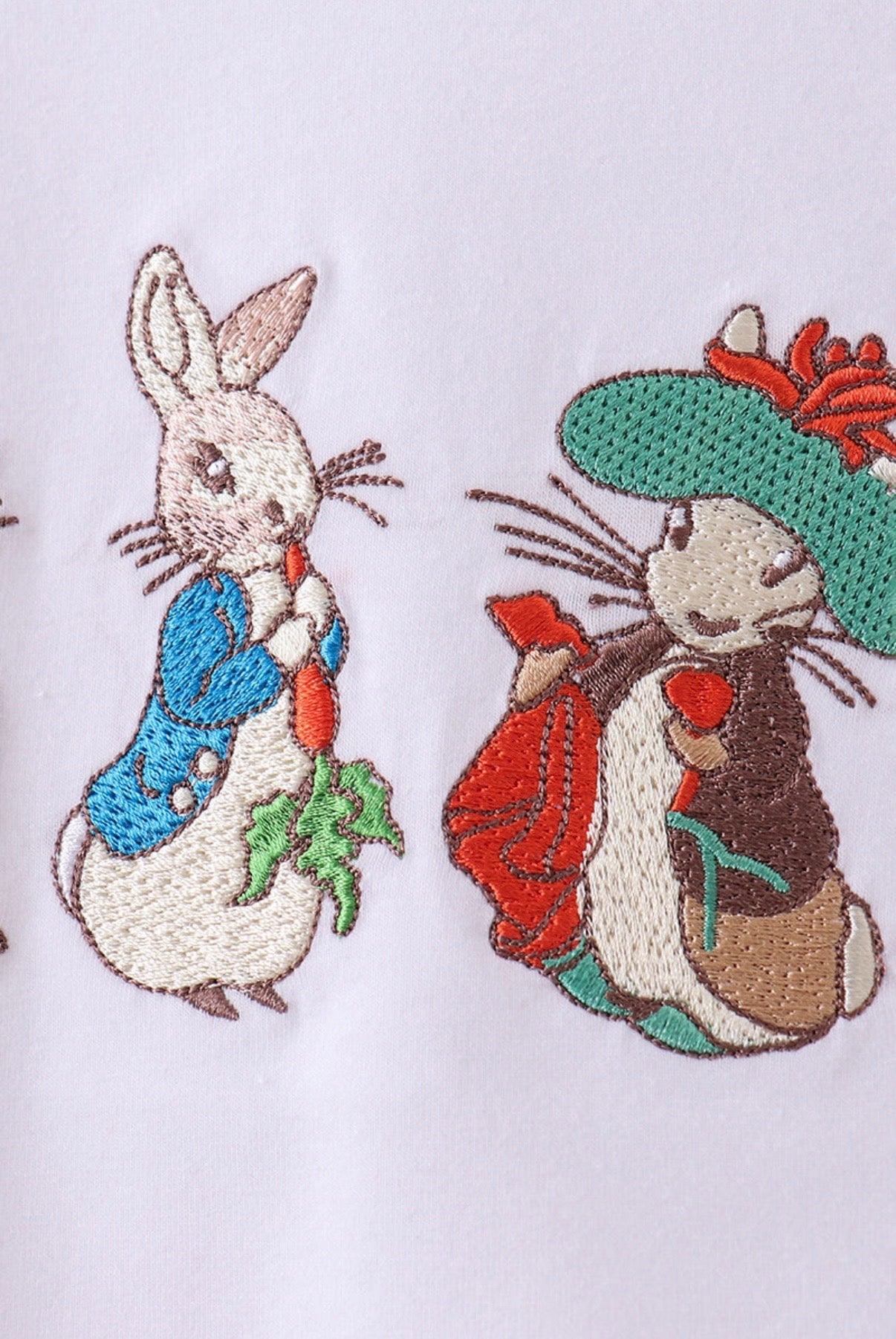 Peter Rabbit Embroidered Set