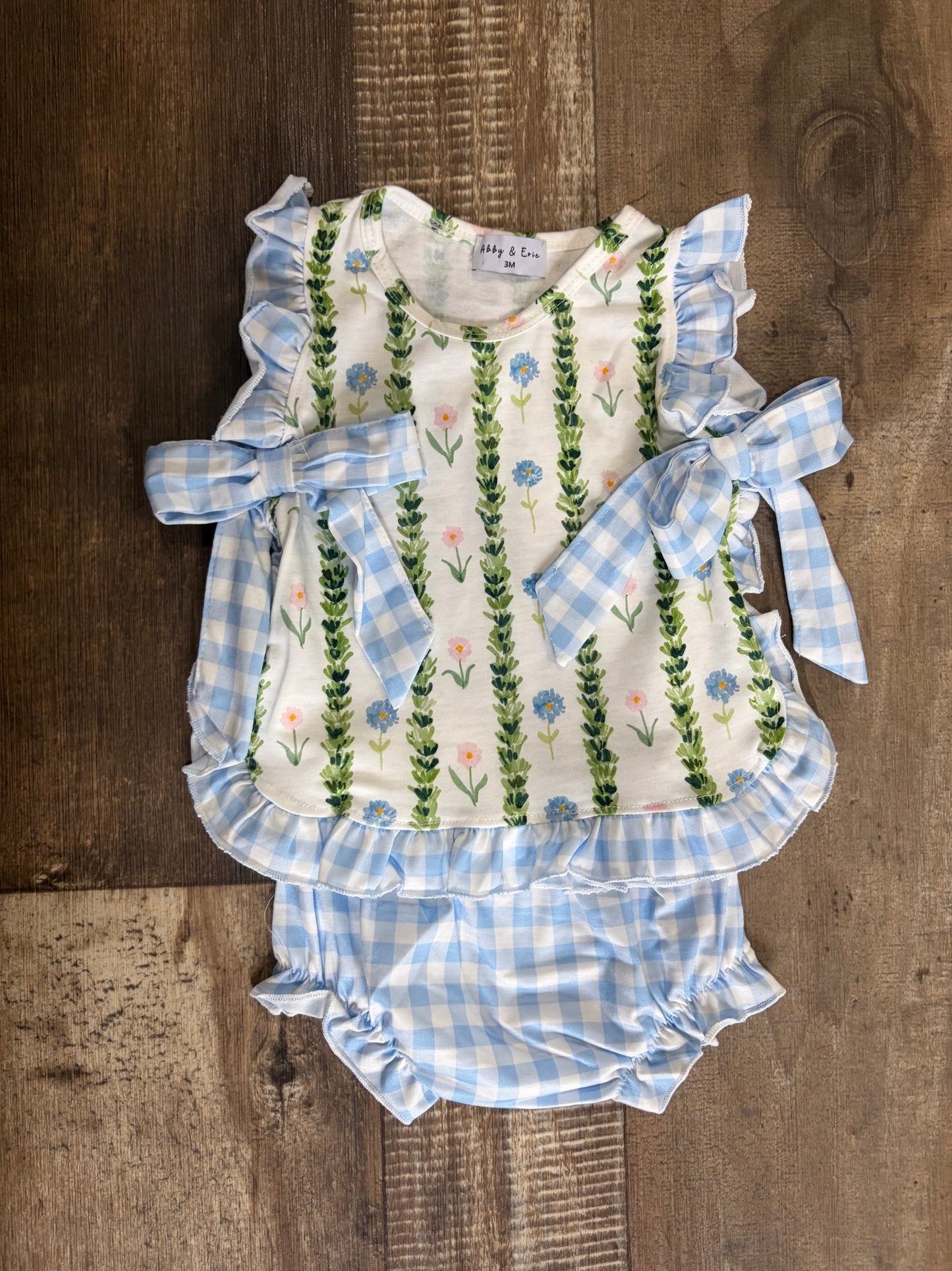 Garden Giggles Ruffle Bloomer Set