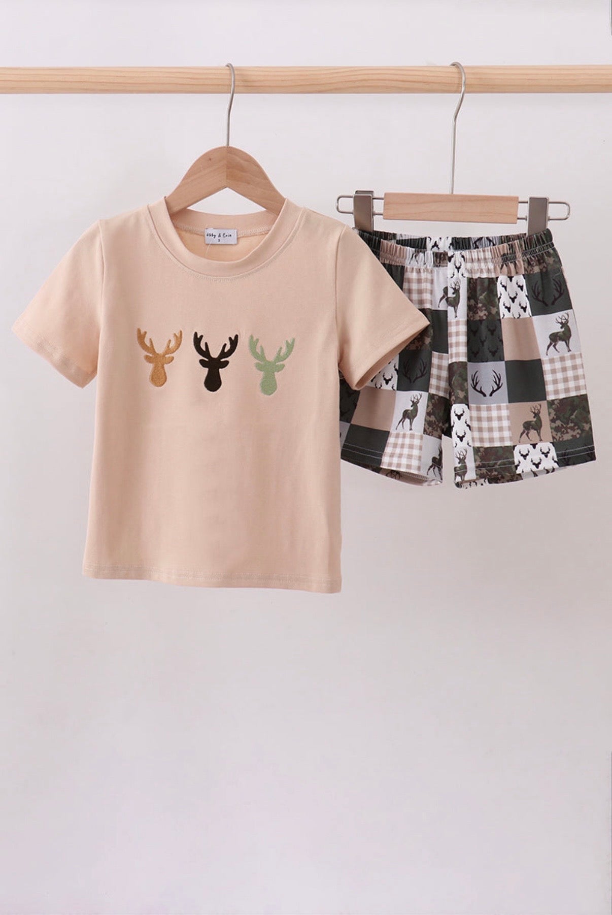 Antler Patchwork Embroidered Set