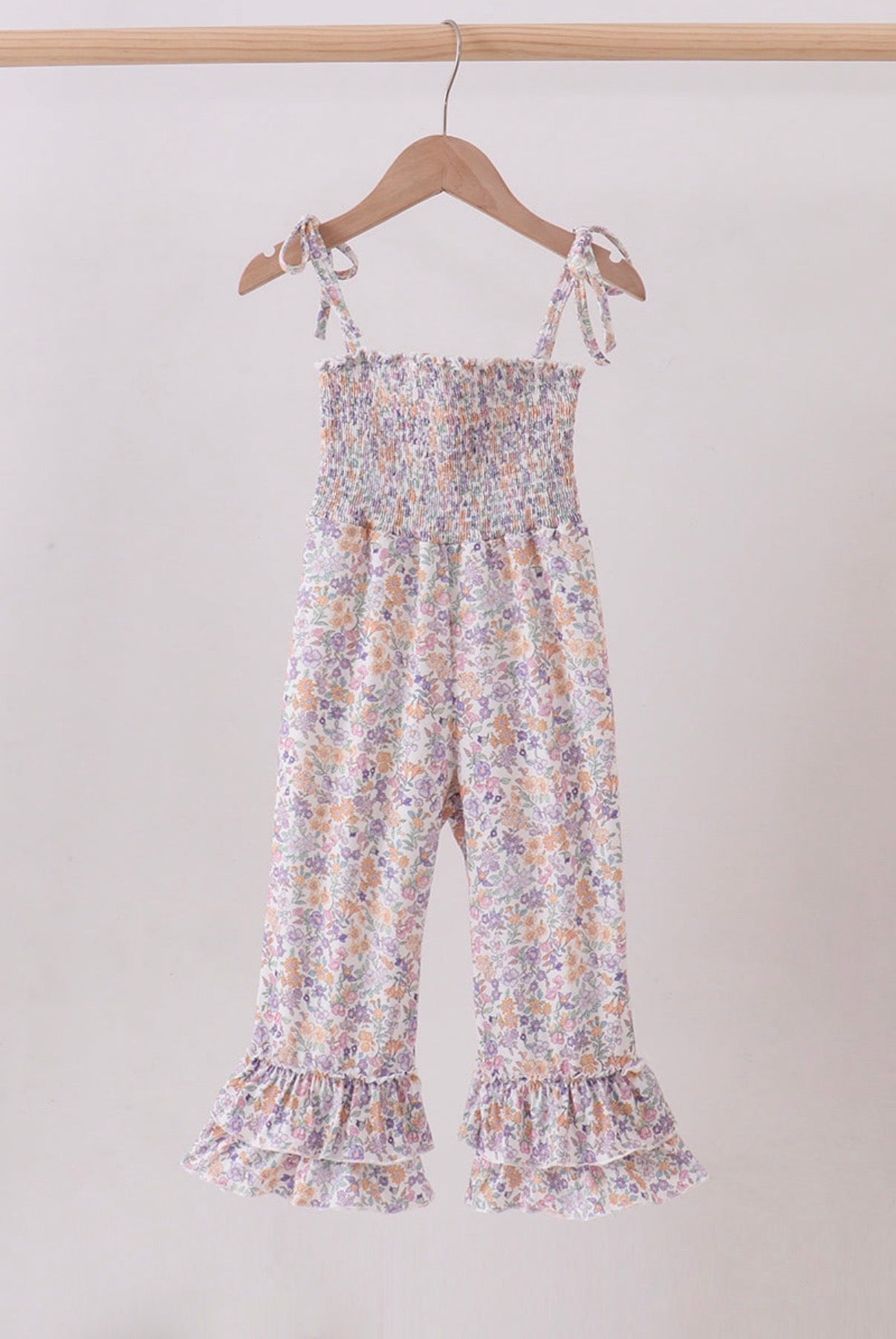 Violet Garden Smocked Romper