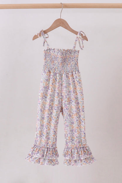 Violet Garden Smocked Romper