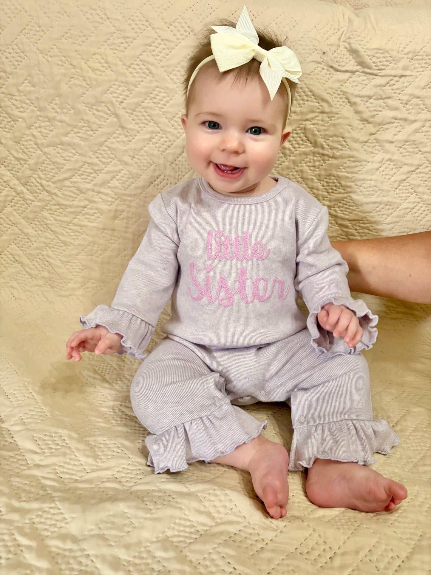 Little Sister Ruffle Romper