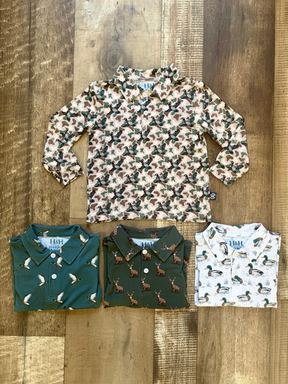 Greenhead Long Sleeve Polo