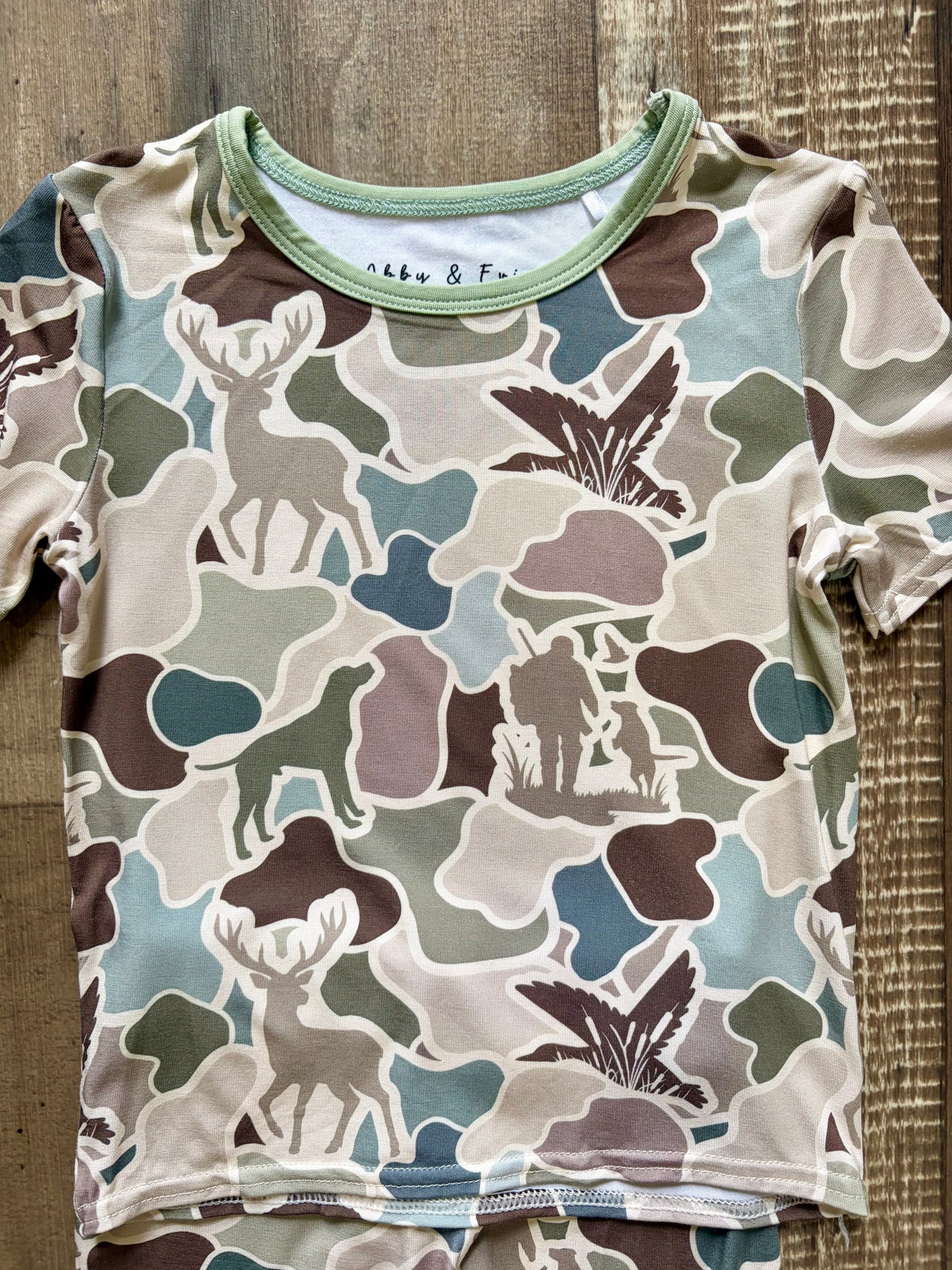 Duck Camo Bamboo Pajamas (matching)