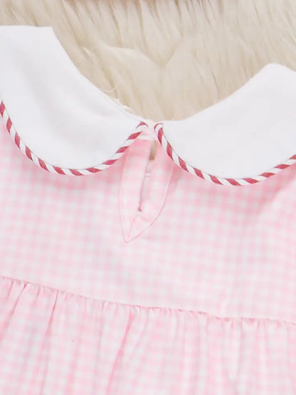 Pink Gingham Gingerbread Bubble