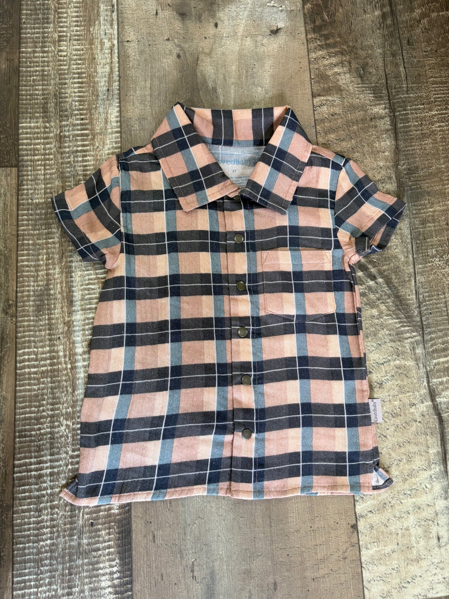 Driftwood Muslin Short Sleeve Polo
