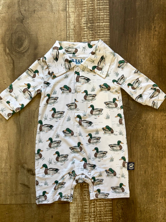 Greenhead Short Sleeve Romper