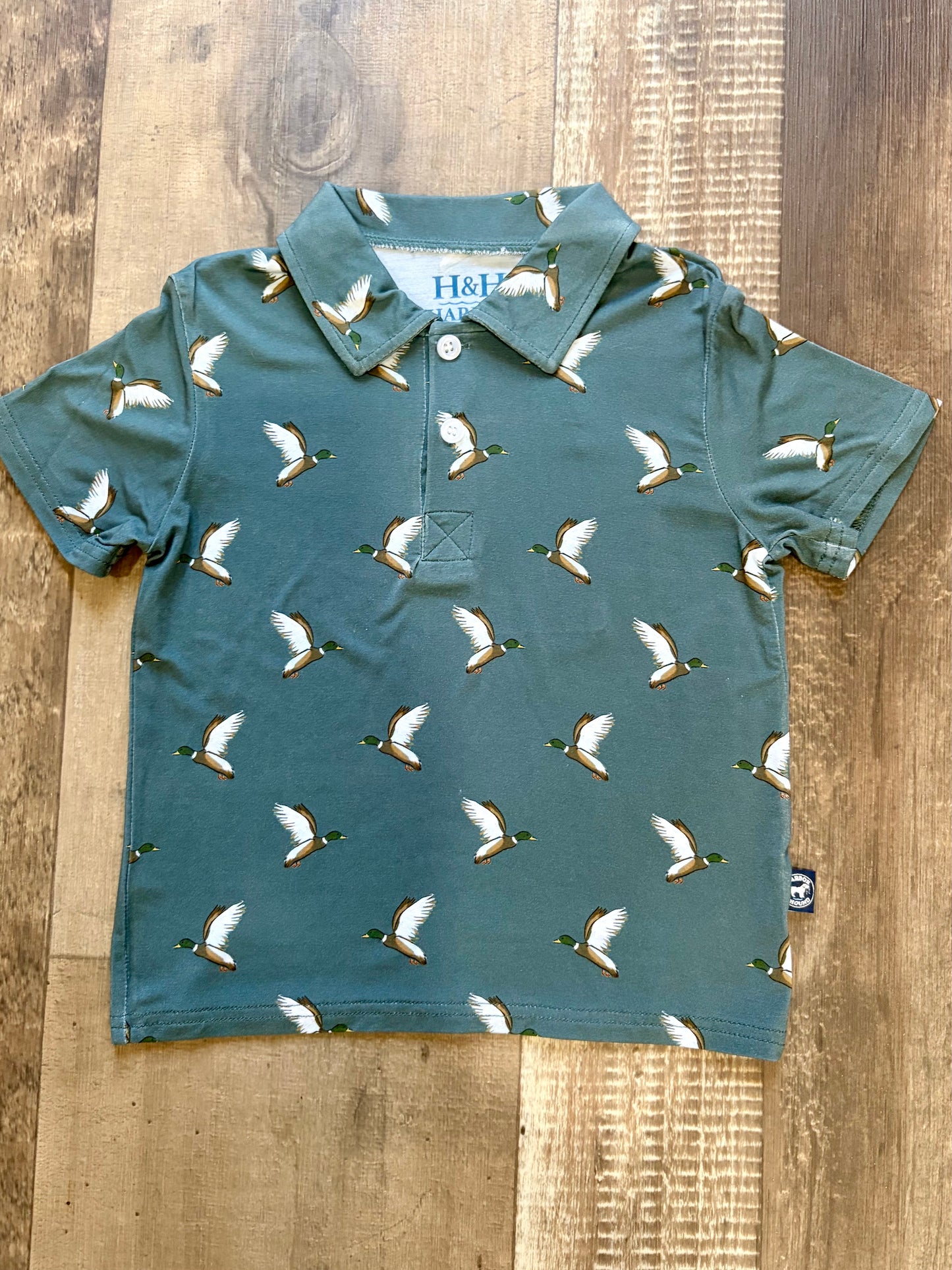 Flying Mallard Short Sleeve Polo