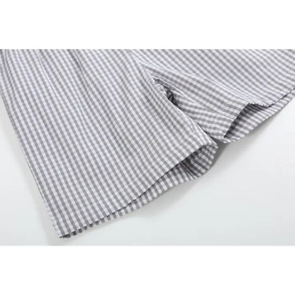 Light Gray Mallard Smocked Set