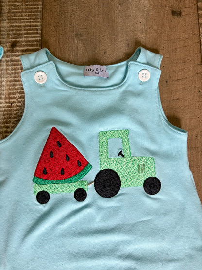 Watermelon Crawl Romper