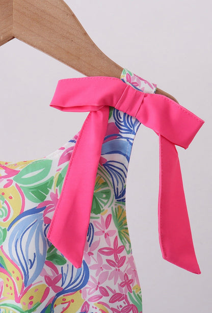 Neon Summer One-Piece Swimsuit