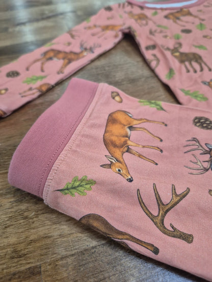 In the Woods (Pink) Pajama Set