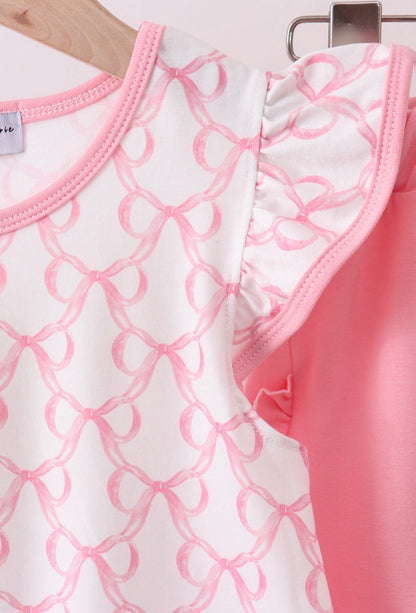 Pretty in Pink Shorts Set