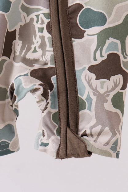 Duck Camo Bamboo Pajama Romper