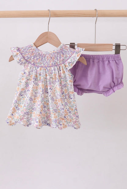 Violet Garden Bloomer Set