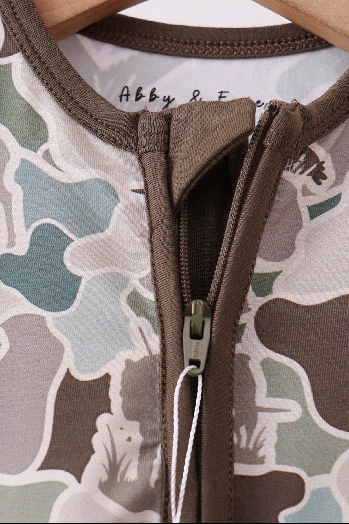 Duck Camo Bamboo Pajama Romper