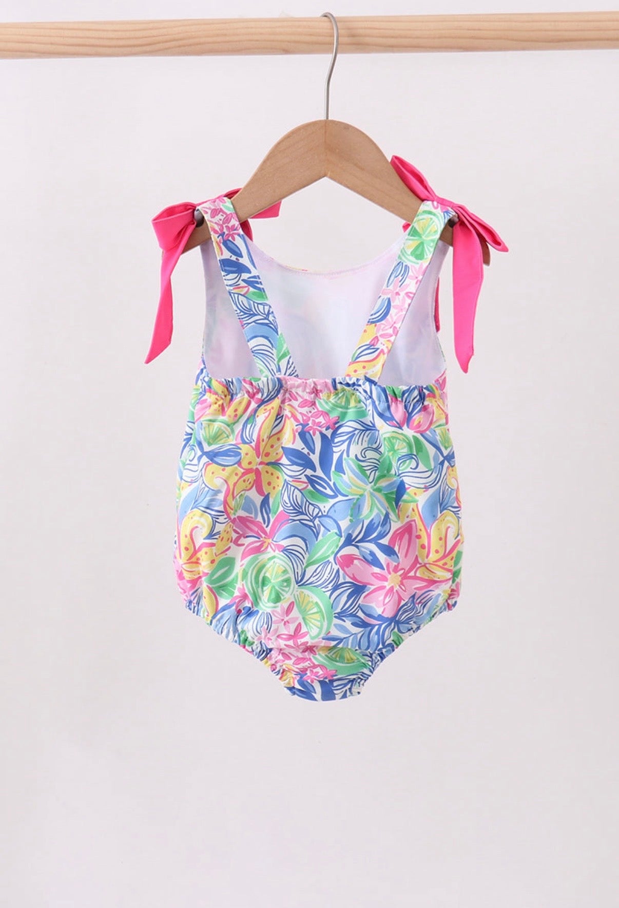 Neon Summer One-Piece Swimsuit