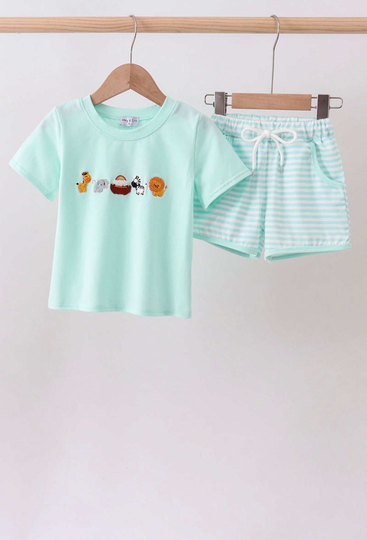 Noah’s Ark French Knot Boys Set