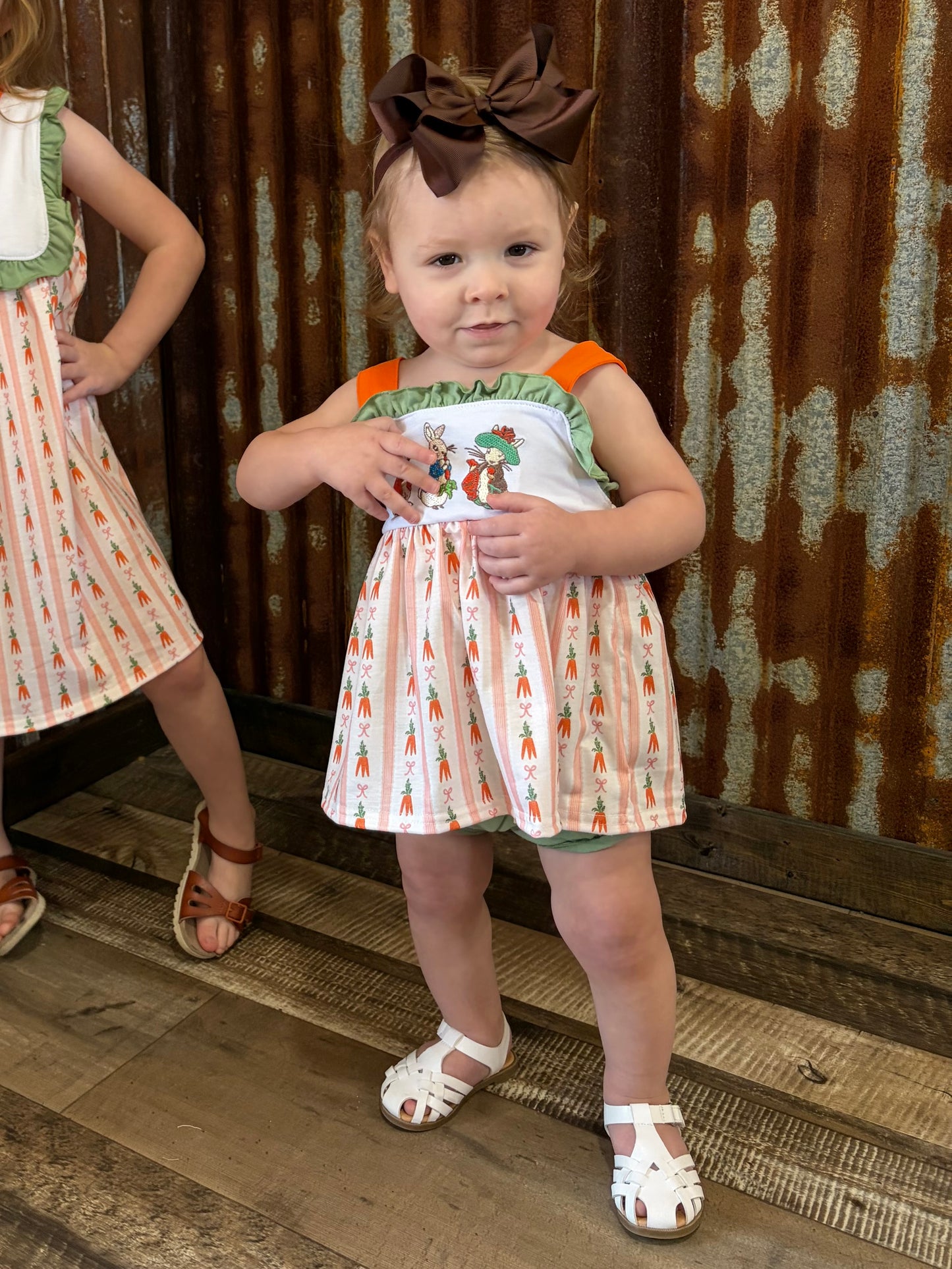 Peter Rabbit Embroidered Bloomer Set