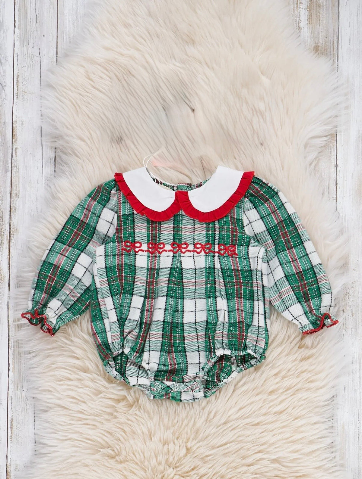 Classic Christmas Plaid Bubble