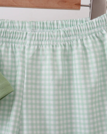 Sage Pumpkin Embroidered Set