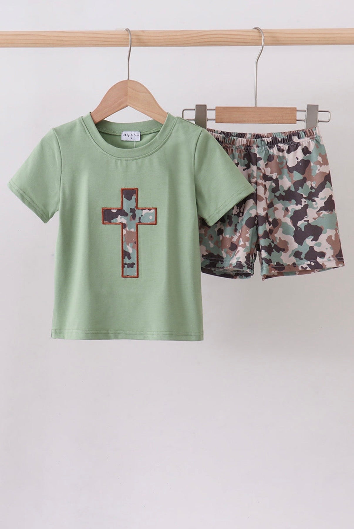 Camo Cross Applique Set